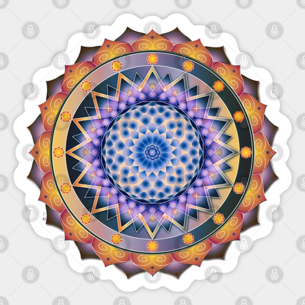 Mandala Universe Sticker by HagalArt